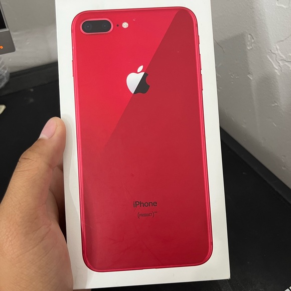 iPhone 8 Plus red 64GB . Got a new phone need to get rid of it